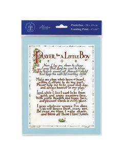 8" x 10" Prayer for a Little Boy Print  (sold in inc. of 3)