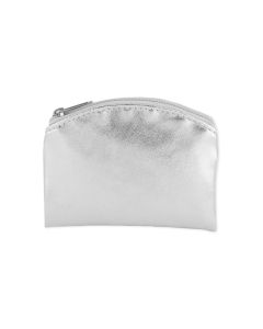 Silver Metallic Rosary Pouch