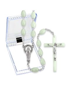 Luminous Oval Bead Rosary, Boxed