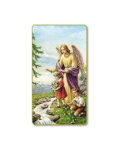 Guardian Angel Holy Card