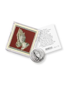 Serenity Pocket Coin with a Holy Card in a Clear Pouch-P65