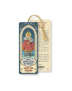 Infant of Prague Laminated Bookmark