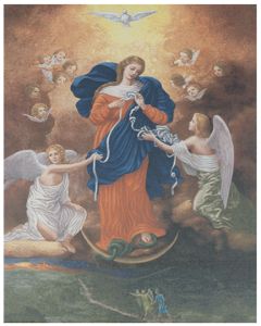 8" x 10" Our Lady Untier of Knots Canvas Print