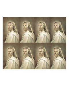 Head of Christ Eight-Up Micro Perforated Holy Cards