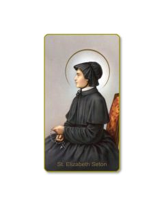 Saint Elizabeth Seton Holy Card