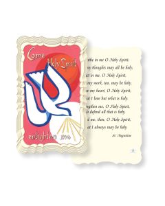 Breath In Me, O Holy Spirit Holy Card