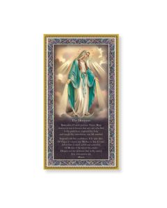 Our Lady of Grace Plaque with Prayer