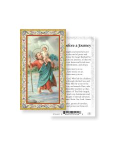 Prayer Before a Journey Holy Card