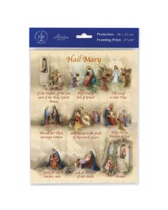 8" x 10" Hail Mary Print (sold in inc. of 3)