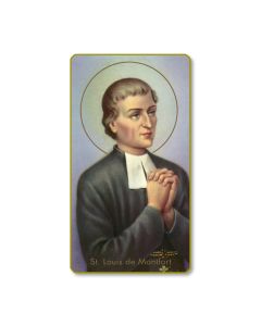 Saint Louis De Montfort Holy Card