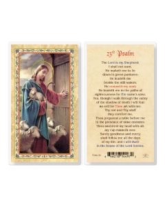 Twenty Third Psalm- Good Shepherd Laminated Holy Card. Inc. of 25