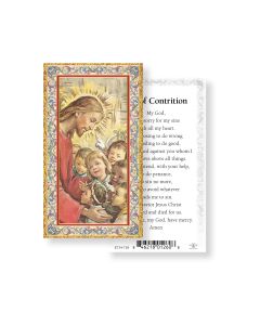 Act of Contrition Holy Card