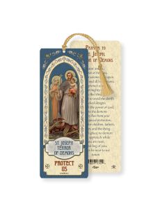 Saint Joseph Terror of Demons Laminated Bookmark