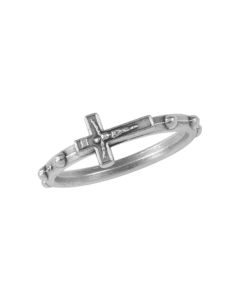 Cross Rosary Ring Small