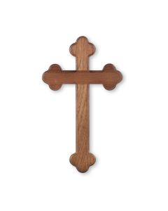 10" Walnut Latin Cross Boxed 