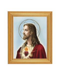8" x 10" S.H.J. Print with 10"x12" Gold Leaf Finish Beveled Frame 