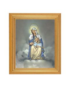 8" x 10" O.L. of Providencia Print in 10"x12" Gold Leaf Finished Beveled Frame