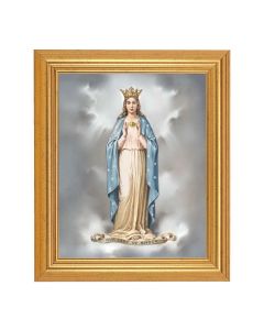 8" x 10" Our Lady of Knock-Ireland Print With 10" x 12" Gold Leaf Finish Beveled Frame 