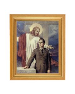 8" x 10" Chambers:  That Men May Live Print With 10" x 12" Gold Leaf Finish Beveled Frame 