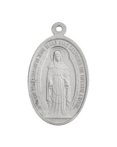 1 5/16" Our Lady of Tears Pewter Medal
