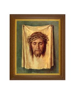 8"x10" Veronica's Veil Print in 10.5" x 12.5" Walnut Finished Beveled Frame
