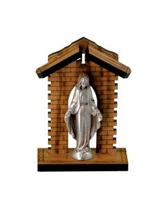 3" Our Lady of Grace in Personal Mini Shrine