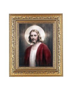 12 1/2" x 14 1/2" Ornate Gold Leaf Antique Frame with 8" x 10" Confide in Me Print