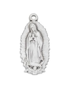 1 1/8" Our Lady of Guadalupe with Rays Medal
