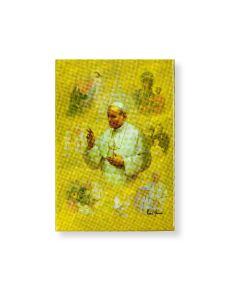2" x 3" Saint John Paul II Magnetic Laminated Plaque