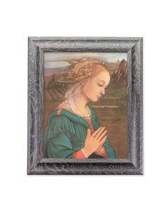 8"X 10" Lippi: Madonna Print in 10.5" X 12.5" Grey Oak Finish Frame