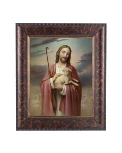 11 1/4" x 13 1/4" Art Deco Frame with an 8" x 10" The Good Shepherd Print