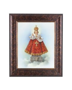 11 1/4" x 13 1/4" Art Deco Frame with an 8" x 10" Infant of Prague Print