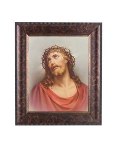 11 1/4" x 13 1/4" Art Deco Frame with an 8" x 10" Christ in Agony Print
