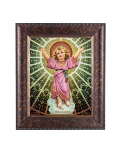 11 1/4" x 13 1/4" Art Deco Frame with an 8" x 10" Divino Nino Print