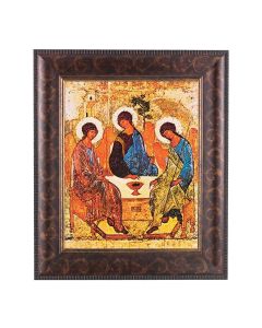 11 1/4" x 13 1/4" Art Deco Frame with an 8" x 10" Holy Trinity Print