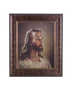 11 1/4" x 13 1/4" Art Deco Frame with an 8" x 10" Head of Christ Print