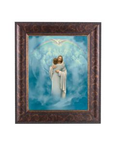 11 1/4" x 13 1/4" Art Deco Frame with an 8" x 10" Christ Welcoming Home Print