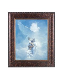 11 1/4" x 13 1/4" Art Deco Frame with an 8" x 10" Christ Welcoming Child Print