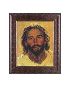 11 1/4" x 13 1/4" Art Deco Frame with an 8" x 10" Hook: Head of Christ Print