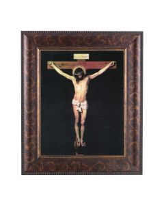 11 1/4" x 13 1/4" Art Deco Frame with an 8" x 10" Crucifixion Print