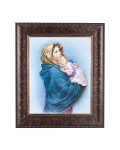 11 1/4" x 13 1/4" Art Deco Frame with an 8" x 10" Our Lady of the Streets Print