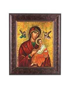 11 1/4" x 13 1/4" Art Deco Frame with an 8" x 10" Our Lady of Passion Print