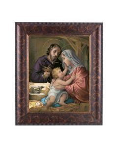 11 1/4" x 13 1/4" Art Deco Frame with an 8" x 10" The Holy Family Print