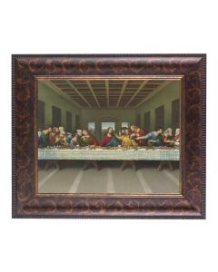 11 1/4" x 13 1/4" Art Deco Frame with an 8" x 10" The Last Supper Print