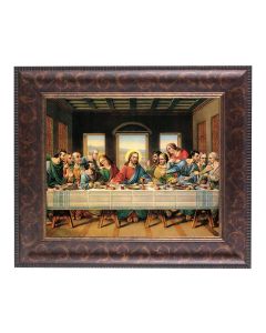 11 1/4" x 13 1/4" Art Deco Frame with an 8" x 10" The Last Supper Print