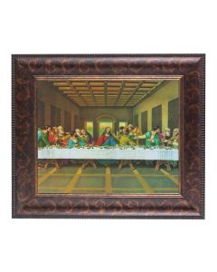 11 1/4" x 13 1/4" Art Deco Frame with an 8" x 10" The Last Supper Print
