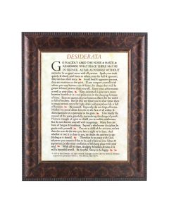 11 1/4" x 13 1/4" Art Deco Frame with an 8" x 10" Desiderata Print