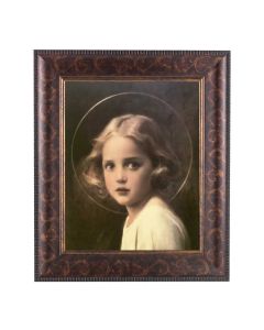 11 1/4" x 13 1/4" Art Deco Frame with an 8" x 10" Chambers: Mystical Rose Print