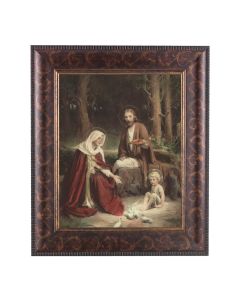 11 1/4" x 13 1/4" Art Deco Frame with an 8" x 10" The Holy Family Print