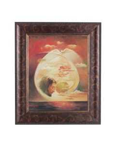 11 1/4" x 13 1/4" Art Deco Frame with an 8" x 10" Segura: Trinity Print